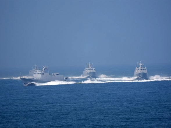 World News | Taiwan Detects Five Chinese Naval Vessels Operating Around Its Territory