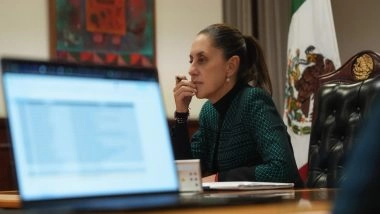 World News | Mexico's President Pardo Asks Citizens to 'remain Informed, Calm' After Cartel Leader's Death Triggers Violence