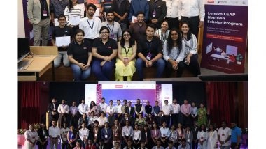 Business News | Lenovo LEAP Next-Gen Scholar Program Drives AI Innovation and Inclusive Skilling Through Hackathon and Culmination Event in Goa