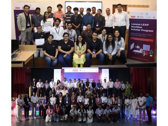 Business News | Lenovo LEAP Next-Gen Scholar Program Drives AI Innovation and Inclusive Skilling Through Hackathon and Culmination Event in Goa