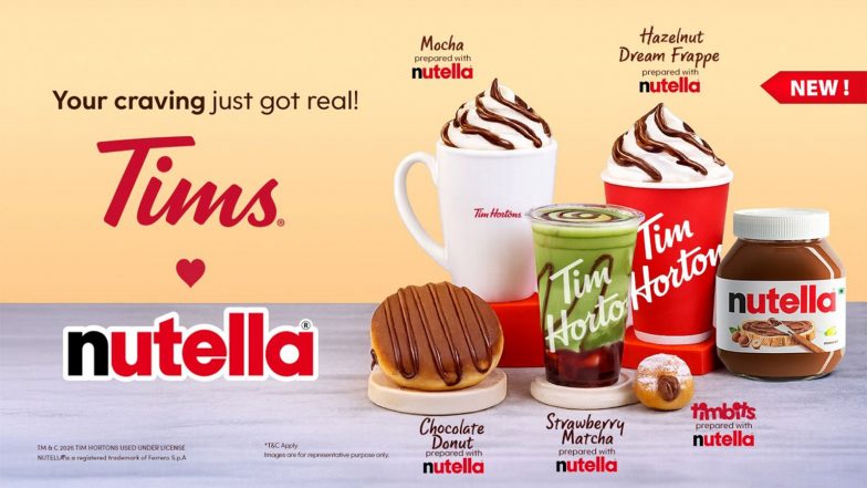 Business News | Tim Hortons® Partners with Nutella® to Introduce Signature Recipes Across India