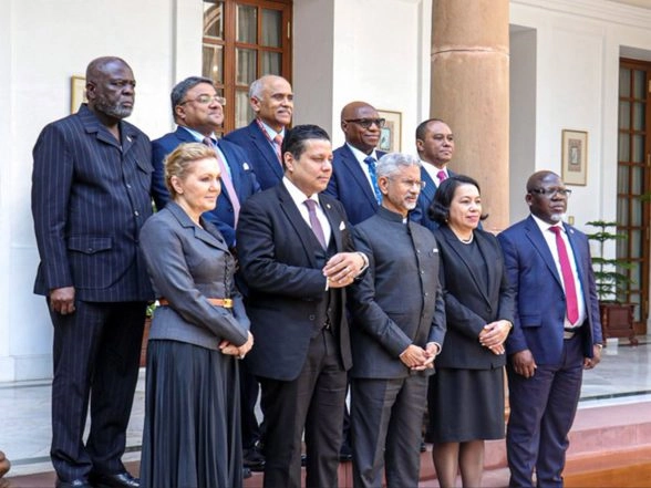 World News | EAM Jaishankar Hosts Permanent Representatives to the UN of Seven Countries