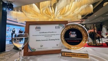 Business News | Hyderabad's Ethika Insurance Wins International Insurtech Award -- Proof That India Can Redefine Employee Benefits for Asia