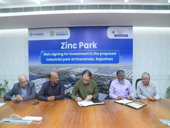 Business News | Hindustan Zinc Limited Signs MoU with Tripura Group to Operationalize Company's Flagship Manufacturing Unit Within Zinc Park in Rajasthan