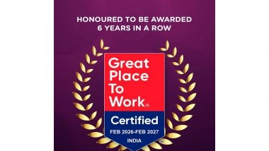 Business News | AU Small Finance Bank Earns 'Great Place to Work®' Certification for the Sixth Consecutive Year
