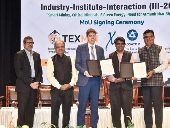 Business News | India's TEXMiN, Russia's GIREDMET Ink Pact to Ramp Up Rare Earth, Critical Mineral Technologies