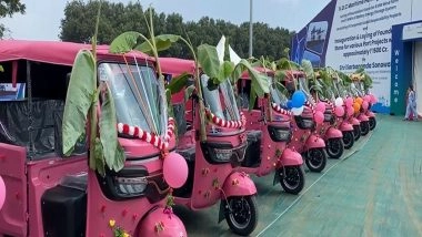 India News | Union Minister Sarbananda Sonowal Flags off Electric Pink Autos for Fisherwomen's Economic Upliftment