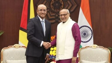 World News | Guyana VP Jagdeo Meets VP Radhakrishnan; Leaders Discuss Deepening Bilateral Ties