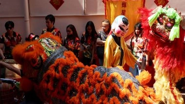 World News | Chinese Envoy to India Shares Snippets of Chinese New Year Celebrations in Kolkata