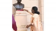 India News | Bust of C Rajagopalachari Unveiled in Rashtrapati Bhavan Replacing That of Lutyens, President Murmu Attends Rajaji Utsav