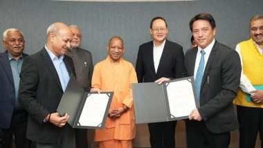 India News | Yogi Adityanath Holds Talks with Singapore Leaders, Signs MoUs with Singapore Cooperation Enterprise and SATS