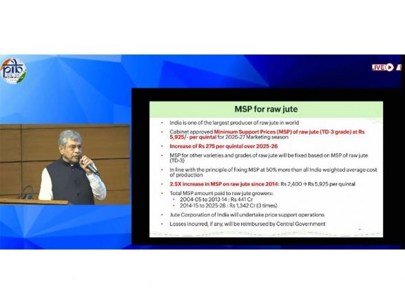 Business News | Centre Approves Hike in Jute MSP
