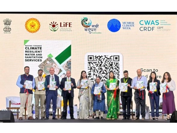 Business News | Guidebook by CEPT University's CWAS on Climate-Resilient Water and Sanitation Services Launched at Mumbai Climate Week