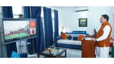 India News | CM Pushkar Singh Dhami Virtually Inaugurates Khadi Holi Festival in Champawat