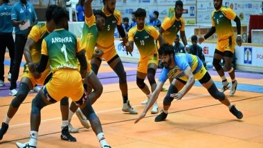 Sports News | Railways, Tamil Nadu, Chandigarh Show Domination as 72nd Senior Nationals Men's Kabaddi Championship Kicks off in Vadodara