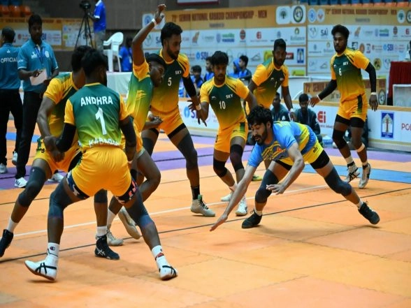 Sports News | Railways, Tamil Nadu, Chandigarh Show Domination as 72nd Senior Nationals Men's Kabaddi Championship Kicks off in Vadodara