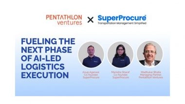 Business News | SuperProcure, a Unified TMS Platform, Secures ₹14 Cr Investment Led by Pentathlon Ventures
