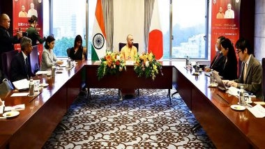 India News | UP CM Yogi Adityanath Discusses Deepening India-Japan Industrial Ties with JETRO CEO in Tokyo