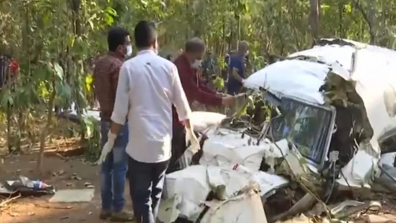 India News | No Black Box in Air Ambulance Crash in Jharkhand, AAIB Team Investigates the Site