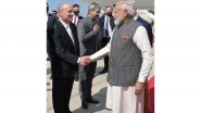 World News | Israeli Envoy to India Welcomes PM Modi Upon Arrival