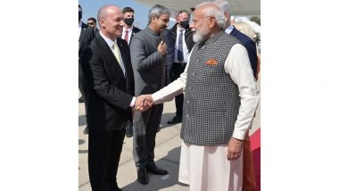 World News | Israeli Envoy to India Welcomes PM Modi Upon Arrival