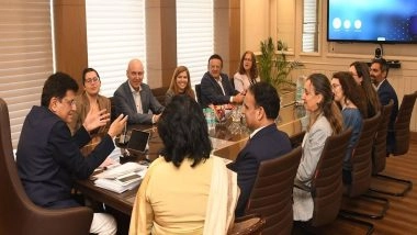 World News | 'Encouraging to See Both Sides Working Closely': Union Minister Piyush Goyal on India-Israel FTA Negotiations