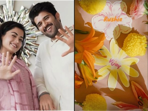 Entertainment News | Inside Look at Rashmika Mandanna, Vijay Deverakonda's Haldi Ceremony
