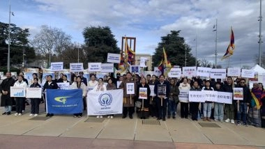 World News | Pro-Tibet Groups Hold Protest in Geneva as UNHRC 61st Session Opens, Raises Concerns over Rights Situation in Tibet
