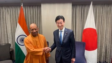 World News | UP CM Holds Talks with Ex Japan Minister of Economy, Trade and Industry
