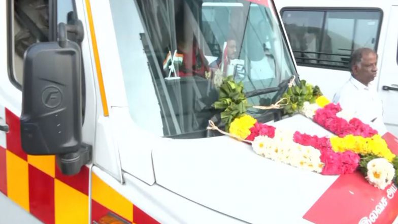 India News | Mortal Remains of Veteran CPI Leader R Nallakannu Taken to Party Head Office in Chennai