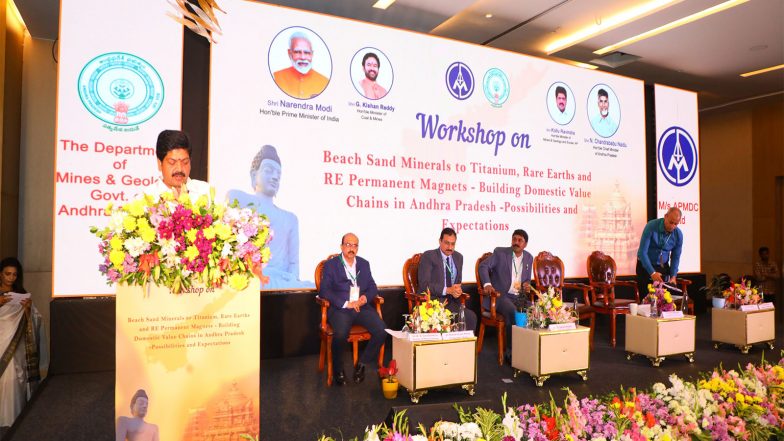 India News | Andhra Pradesh to Build Global Titanium, Rare Earth Hub from Beach Sand Minerals