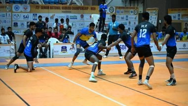 Sports News | Haryana, Uttar Pradesh, Delhi and Tamil Nadu Continue Strong Run on Day 2 of 72nd Senior Nationals Men's Kabaddi Championship