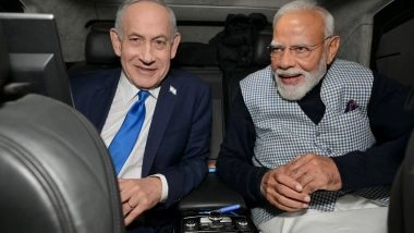 World News | PM Modi, Israeli Counterpart Travel Together to Attend Technology and Innovations Exhibition
