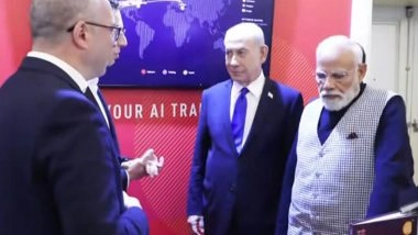 World News | PM Modi and Israeli PM Netanyahu Attend Technology and Innovations Exhibition