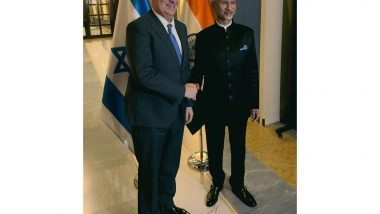 World News | EAM Jaishankar Meets Israeli FM, Discusses Bilateral Ties and Regional Developments