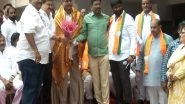 India News | Telangana BJP President Ramchander Rao Meets Madhu Park Ridge Apartments Residents Alleging Eviction Threat