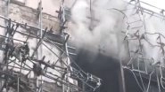 India News | Telangana: Fire Erupts at Mangalya Gowri Saree Showroom in Jubilee Hills, No Casualties