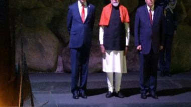 World News | PM Modi Pays His Respects at Yad Vashem-Israel's Holocaust Memorial
