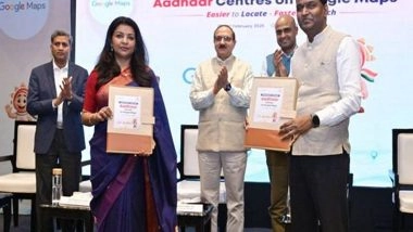 Business News | Soon People Can Navigate Nearest Aadhaar Centres on Google Maps: UIDAI Chairman