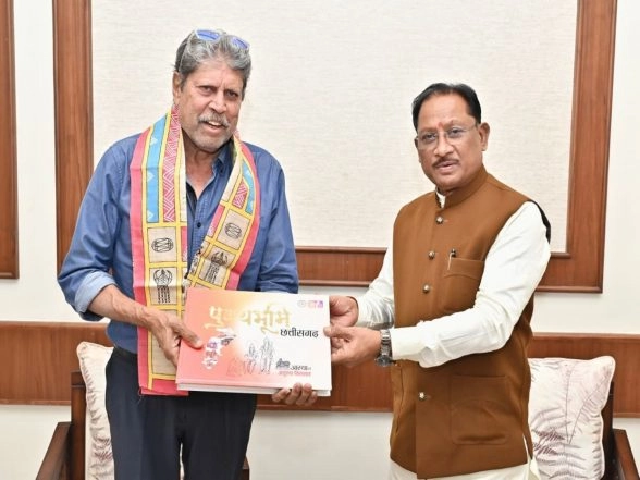 Sports News | Chhattisgarh CM Vishnu Deo Sai, PGTI President Kapil Dev Discuss Vision for International Golf Infrastructure in Nava Raipur
