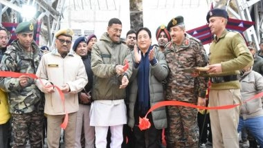 India News | Minister of State for Defence Inaugurates Taram Chu Steel Bridge, Restores Vital North Sikkim Connectivity
