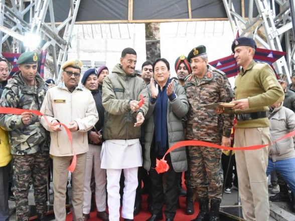 India News | Minister of State for Defence Inaugurates Taram Chu Steel Bridge, Restores Vital North Sikkim Connectivity