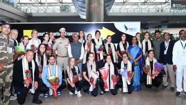 Sports News | Uruguay Women's Hockey Team Arrives in Hyderabad for FIH World Cup Qualifiers Hyderabad