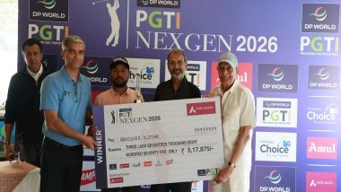 Sports News | PGTI NexGen 2026: Abhishek Kumar Produces Tournament Low of 64 to Register Come-from-behind Victory