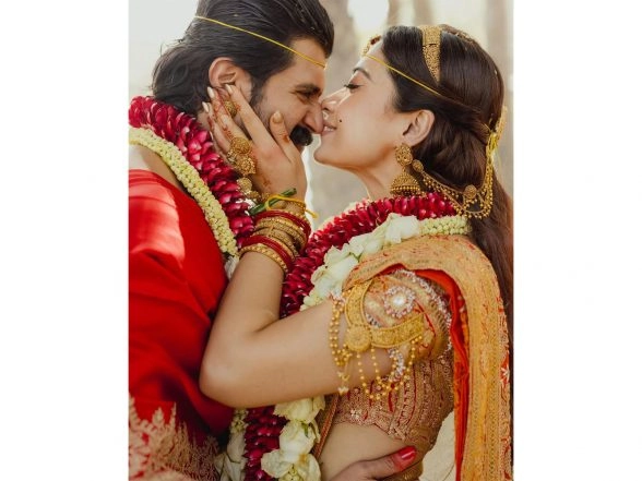 Entertainment News | Vijay Deverakonda, Rashmika Mandanna Share First Pictures as Husband and Wife from Traditional Udaipur Wedding