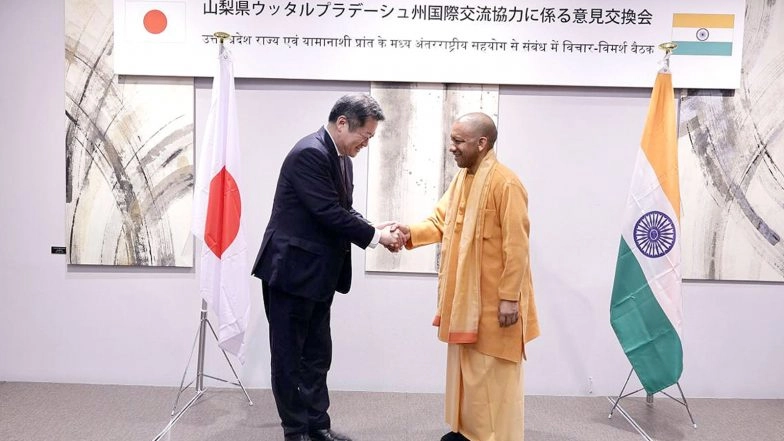 World News | Japan: CM Yogi Visits Advanced Hydrogen Plant in Yamanashi; Hails Clean Energy Model