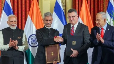 World News | India-Israel Forge Stronger Defence Ties as Countries Decide to Elevate Ties to Special Strategic Partnership