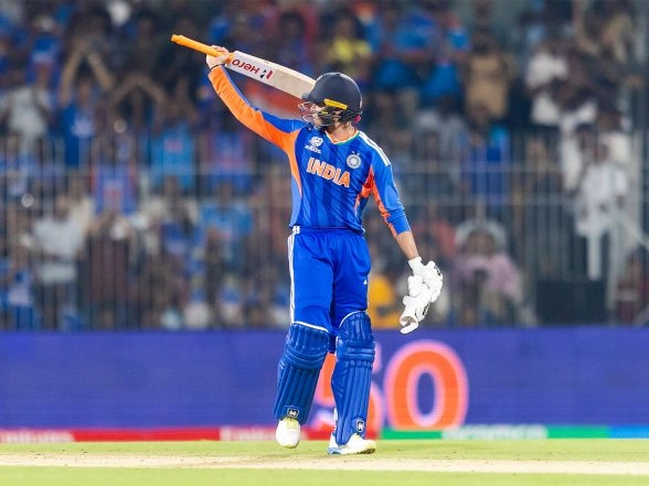 Sports News | Playing It Straight, Biding His Time: A Calculated Abhishek Sharma Half-century at Chennai Restores India's WC Hopes