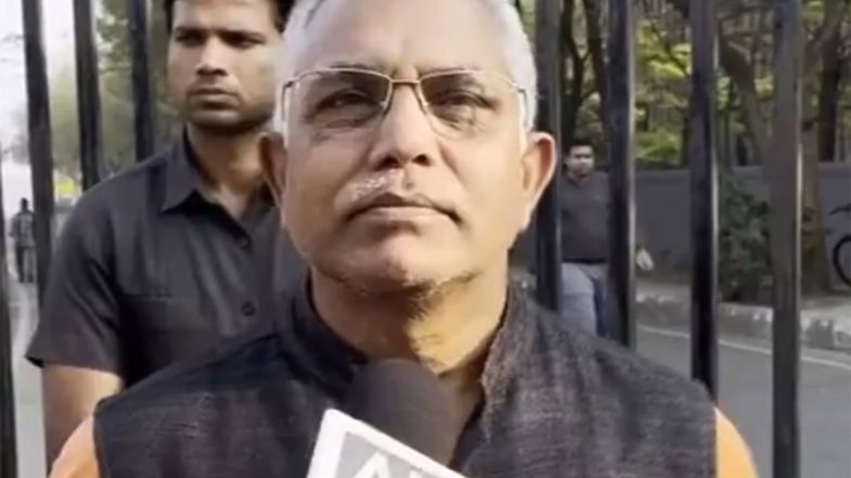 India News | Mamata Banerjee Rattled by SIR, Accepting That 1.20 Crore Names Added Deliberately in Electoral Roll: BJP's Dilip Ghosh
