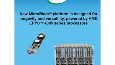 Business News | Supermicro Introduces Industry's Highest Density AMD EPYC™ 4005 Series MicroBlade® for Cloud, Edge, and SaaS Workloads